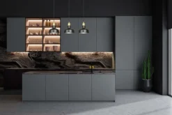 Ibor trippel takpendel - Svart/Gullfarget