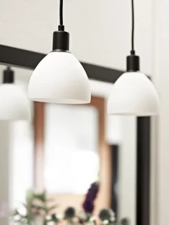 Ida takpendel 12 cm 2-pak - Hvit/Svart