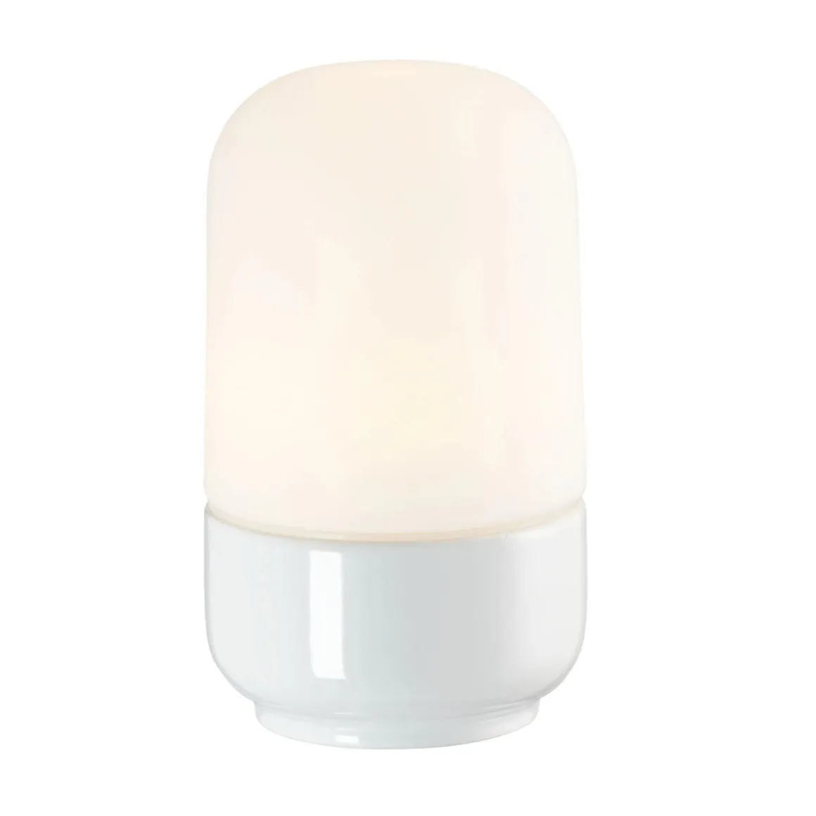 Ifø Ohm 100/170 tak/vegg 8W led dimbar IP44 - Hvit/Opal glass