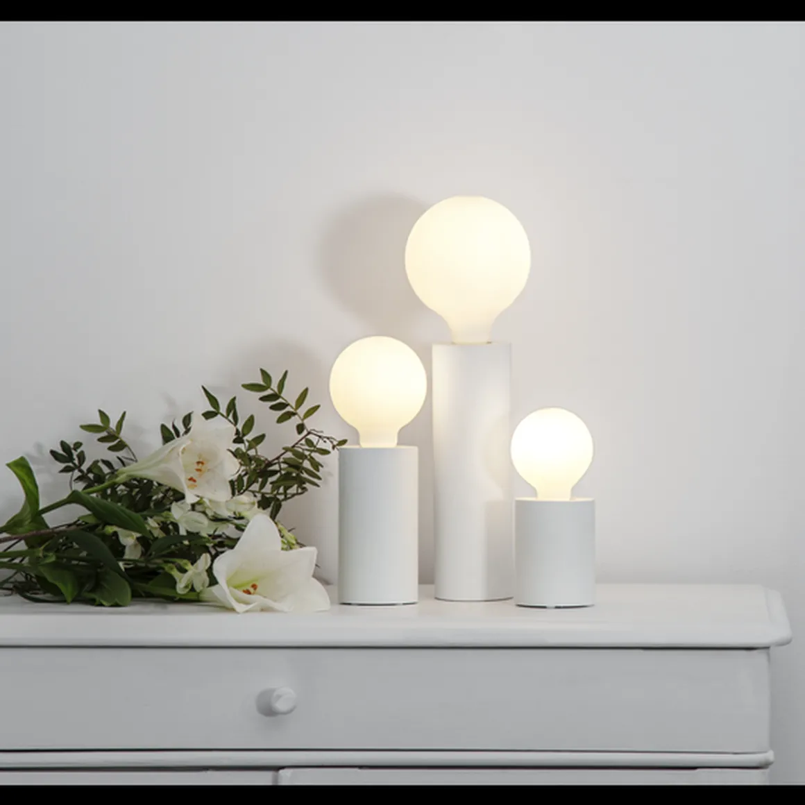 Illumination Globe E27 LED 5W 2600K 80mm dimbar - Opal