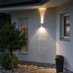 Imola vegglampe, aluminiumsgrå