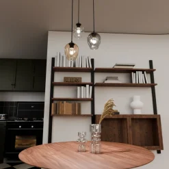 Istar rondell takpendel 3 lys - Svart/Multifarget