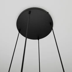 Istar rondell takpendel 4 lys - Svart/Multifarget