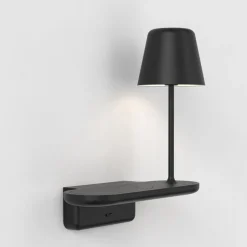 Ito vegglampe med trådløs lader og USB