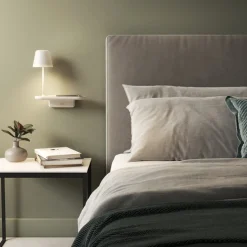 Ito vegglampe med trådløs lader og USB