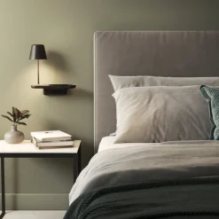 Ito vegglampe med trådløs lader og USB