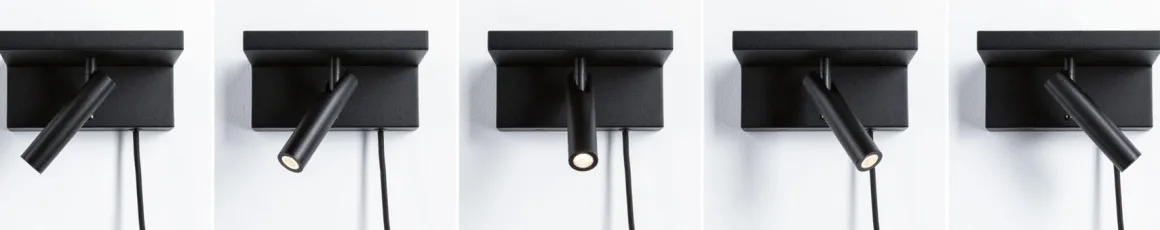 Jerik vegglampe 2,4W 3000 Kelvin med USB - 3 step dim