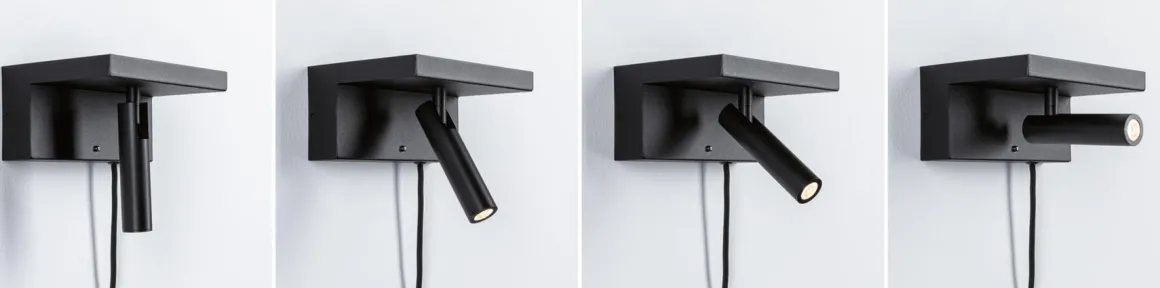 Jerik vegglampe 2,4W 3000 Kelvin med USB - 3 step dim