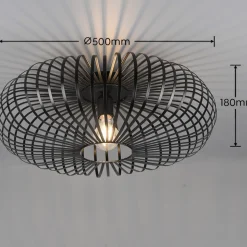 Johann taklampe 50 - Svart