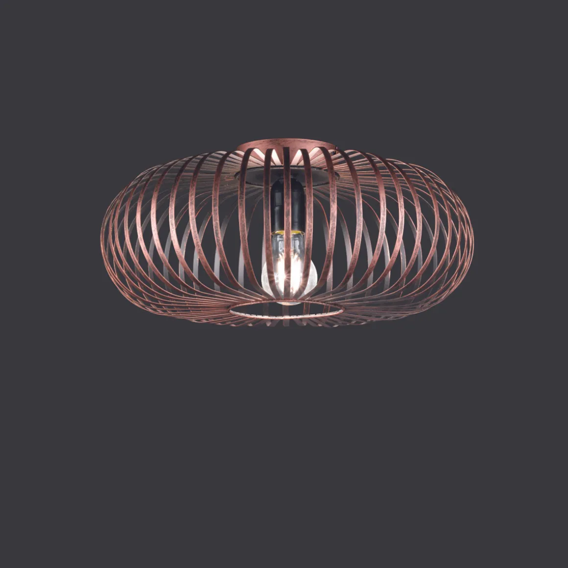 Johann taklampe - Antikk kobber