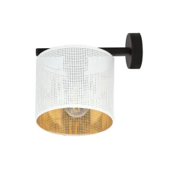 Jordan vegglampe - Hvit/Gullfarget