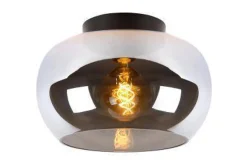 Judi taklampe - Røykfarget glass