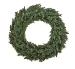 Julekrans 100 cm uten lys - Grønn