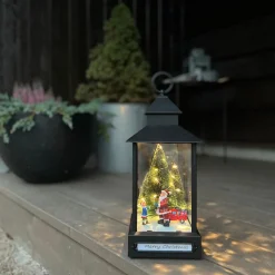 Julenisse lykt - inne og ute lykt