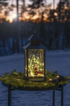 Julenisse lykt - inne og ute lykt