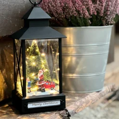 Julenisse lykt - inne og ute lykt