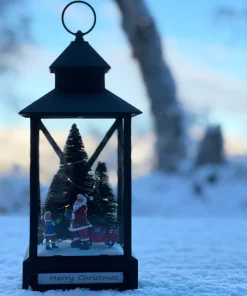 Julenisse lykt - inne og ute lykt