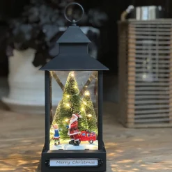 Julenisse lykt - inne og ute lykt