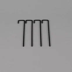 Juletre 180 cm i metall med toppstjerne og lys IP44 - Utendørs