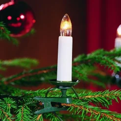 Juletrebelysning 35-lys delt støpsel