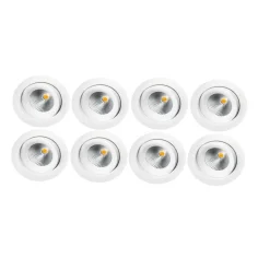 Junistar Eco IsoSafe 8 pack 6W LED 2700K