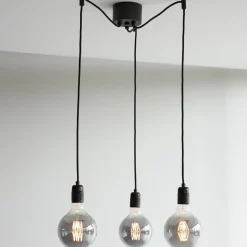 K5 takpendel 3 lys - Svart