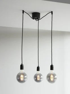 K5 takpendel 3 lys - Svart