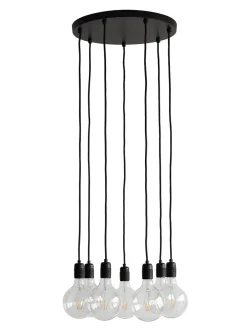 K9 takpendel 7 lys - Svart