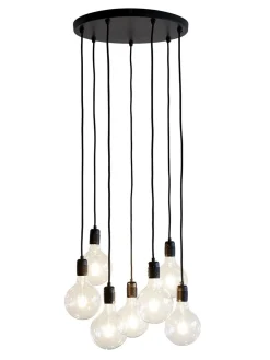 K9 takpendel 7 lys - Svart