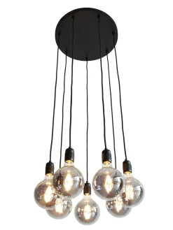 K9 takpendel 7 lys - Svart