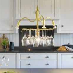 Karamell takpendel - Rå messing