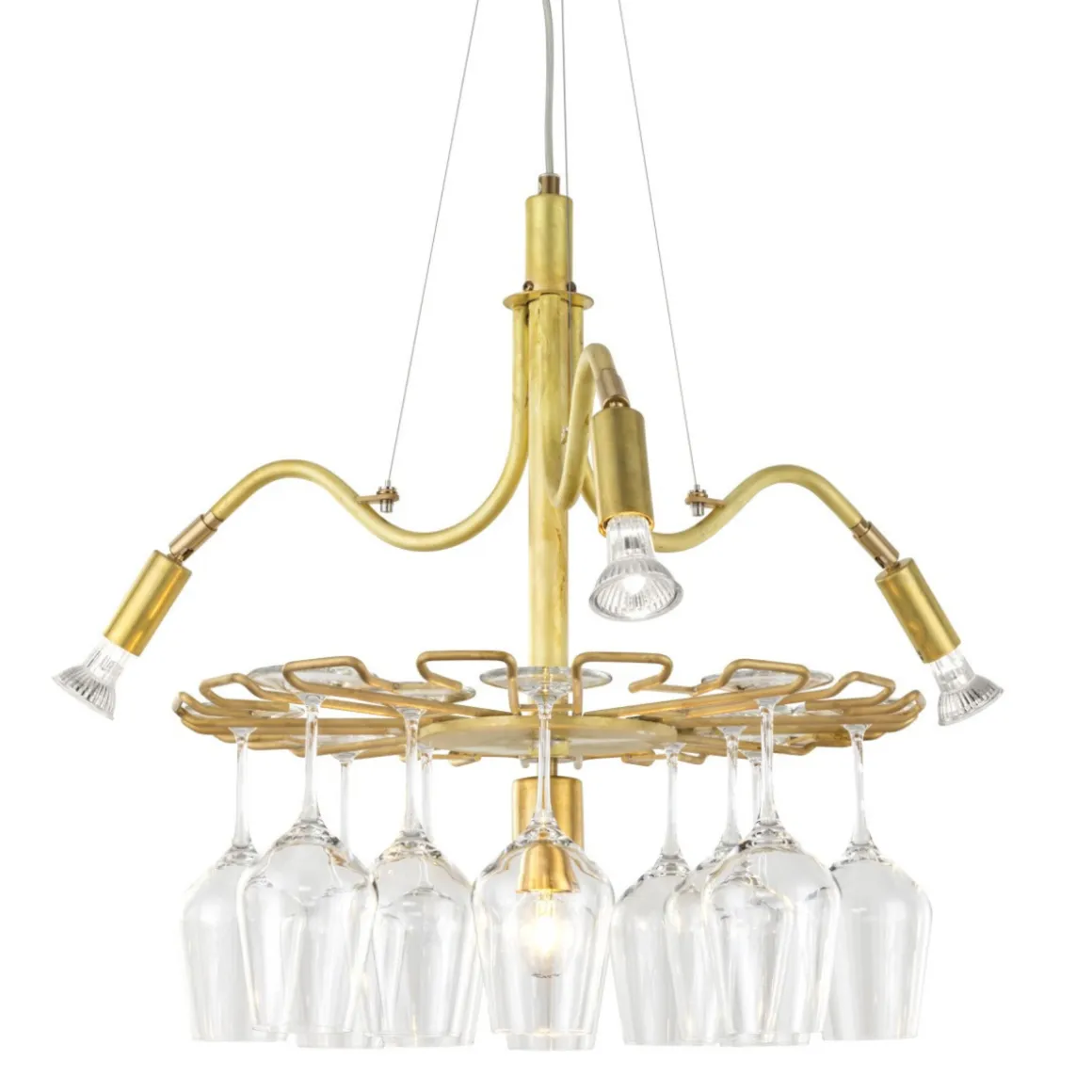 Karamell takpendel - Rå messing