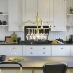 Karamell takpendel - Rå messing