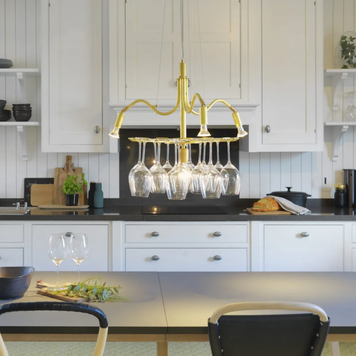 Karamell takpendel - Rå messing