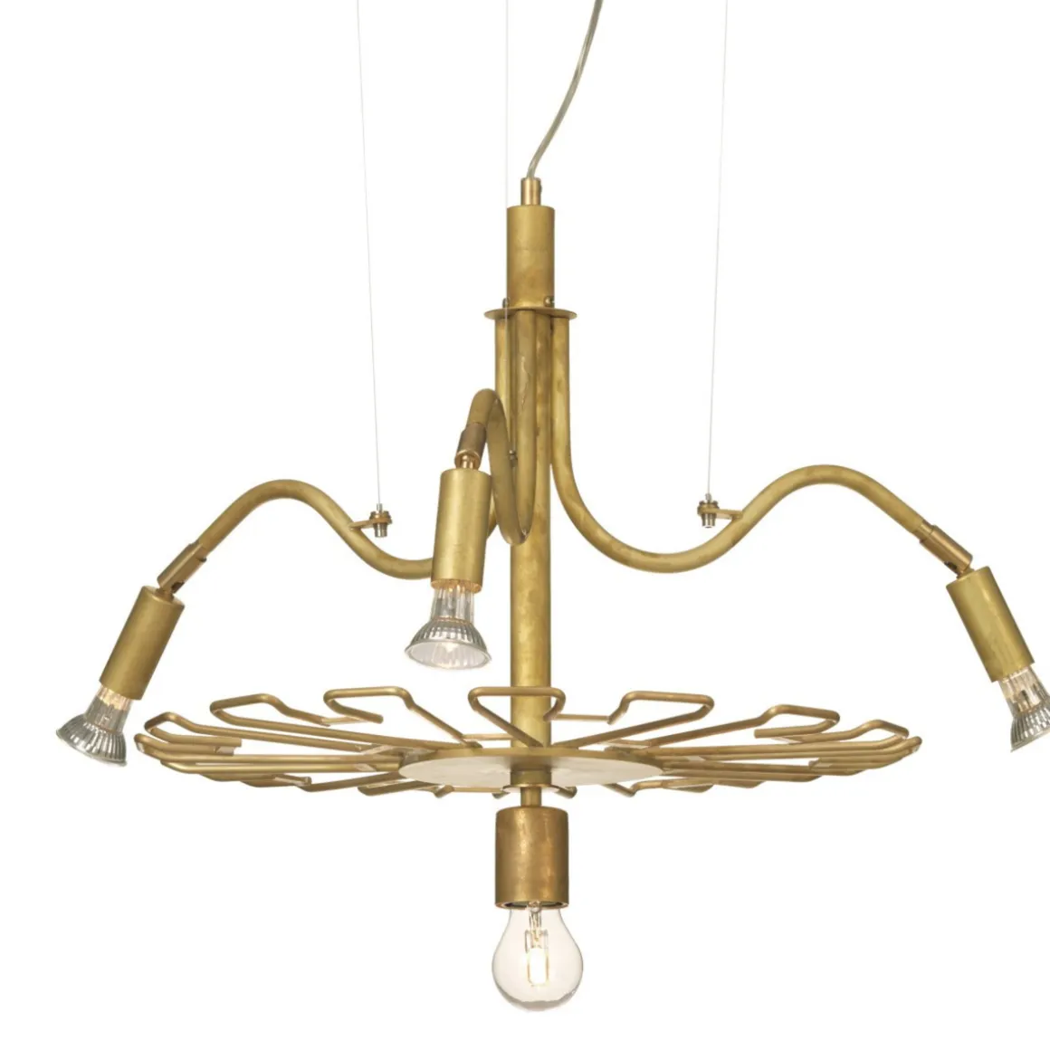 Karamell takpendel - Rå messing