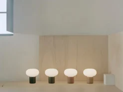 Karl-Johan bærbar bordlampe - Grønn