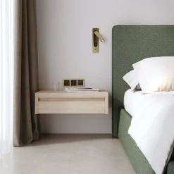 Keta vegglampe for innfelling 3,2W LED m/USB