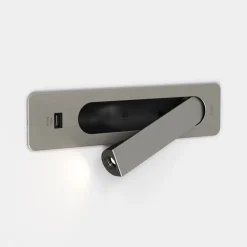 Keta vegglampe for innfelling 3,2W LED m/USB