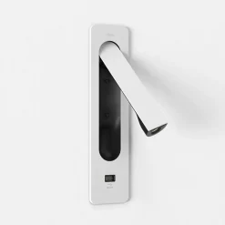 Keta vegglampe for innfelling 3,2W LED m/USB