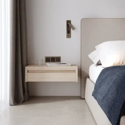 Keta vegglampe for innfelling 3,2W LED m/USB