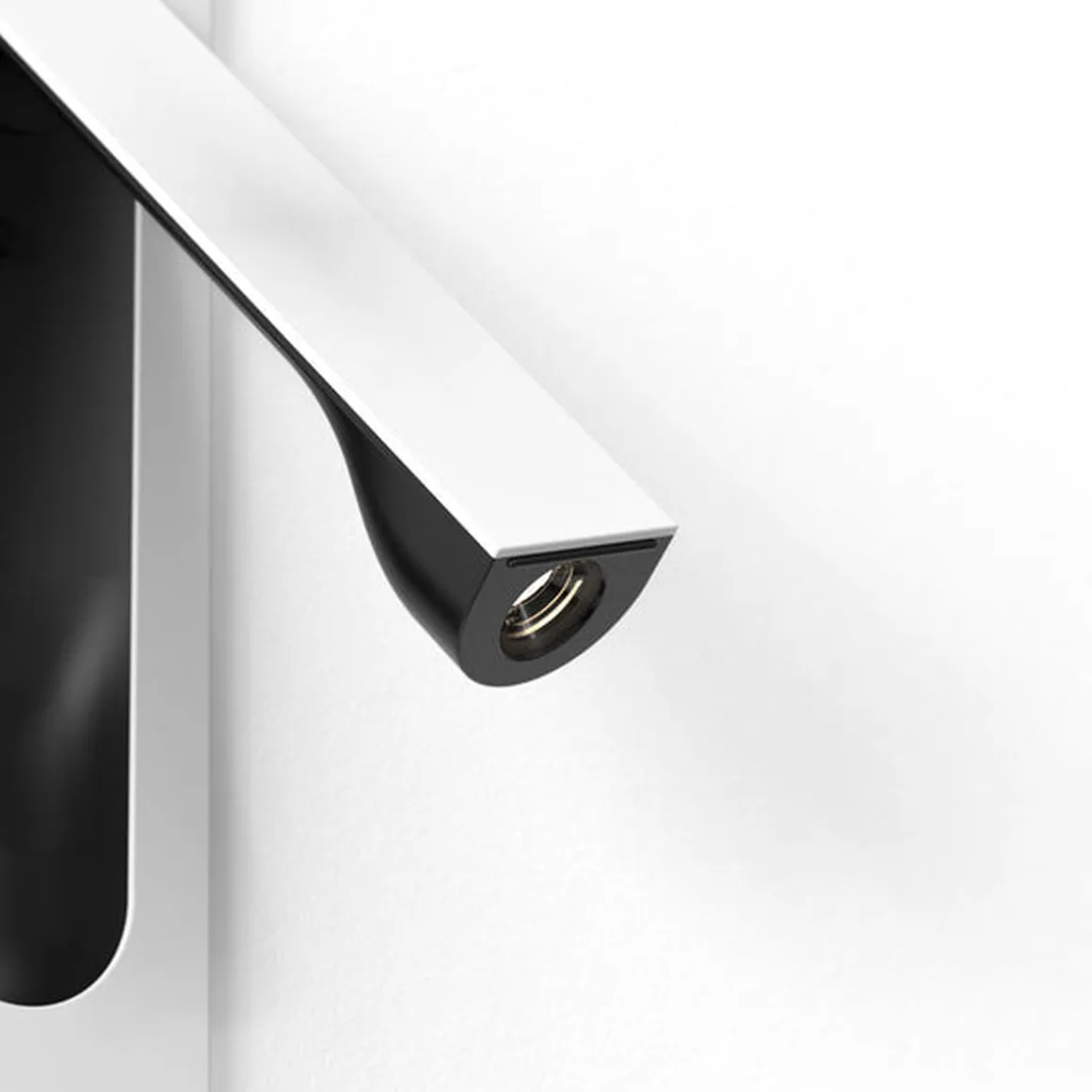 Keta vegglampe for innfelling 3,2W LED m/USB