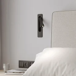 Keta vegglampe for innfelling 3,2W LED m/USB