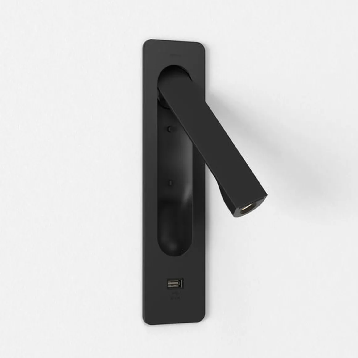 Keta vegglampe for innfelling 3,2W LED m/USB