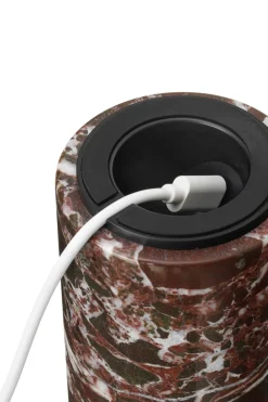 Kizu Portable bordlampe - Brun Marmor