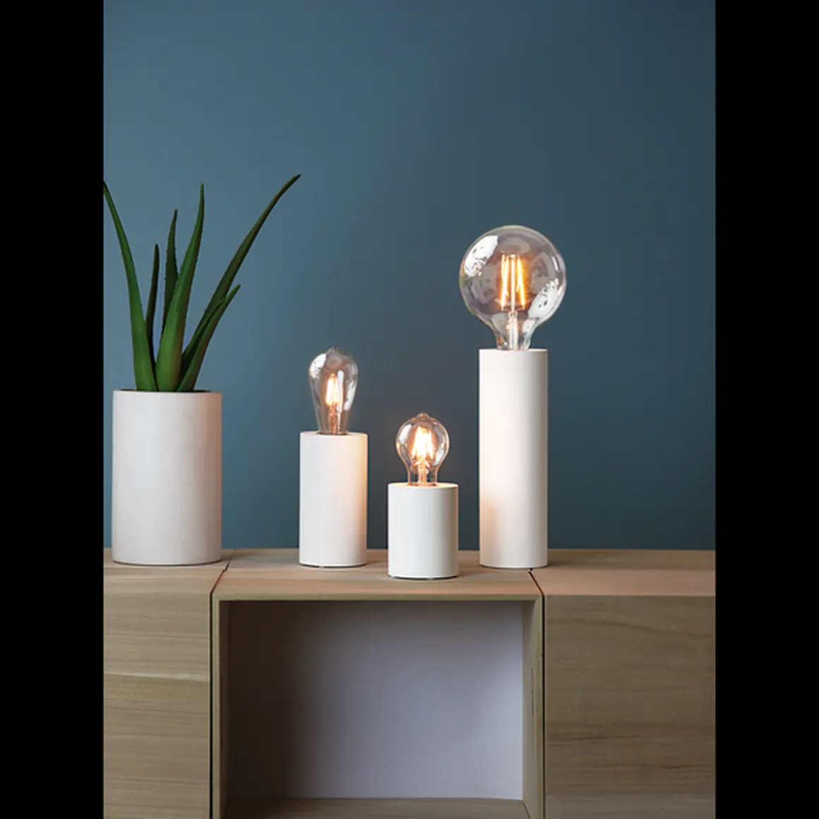 Klar Glob LED Filament 125mm