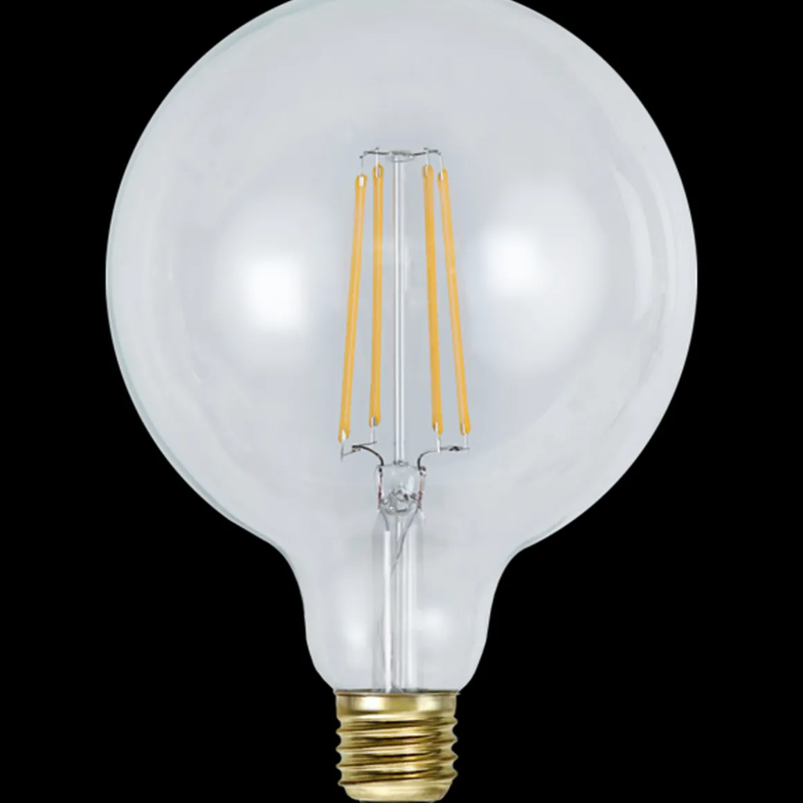 Klar Glob LED Filament 125mm