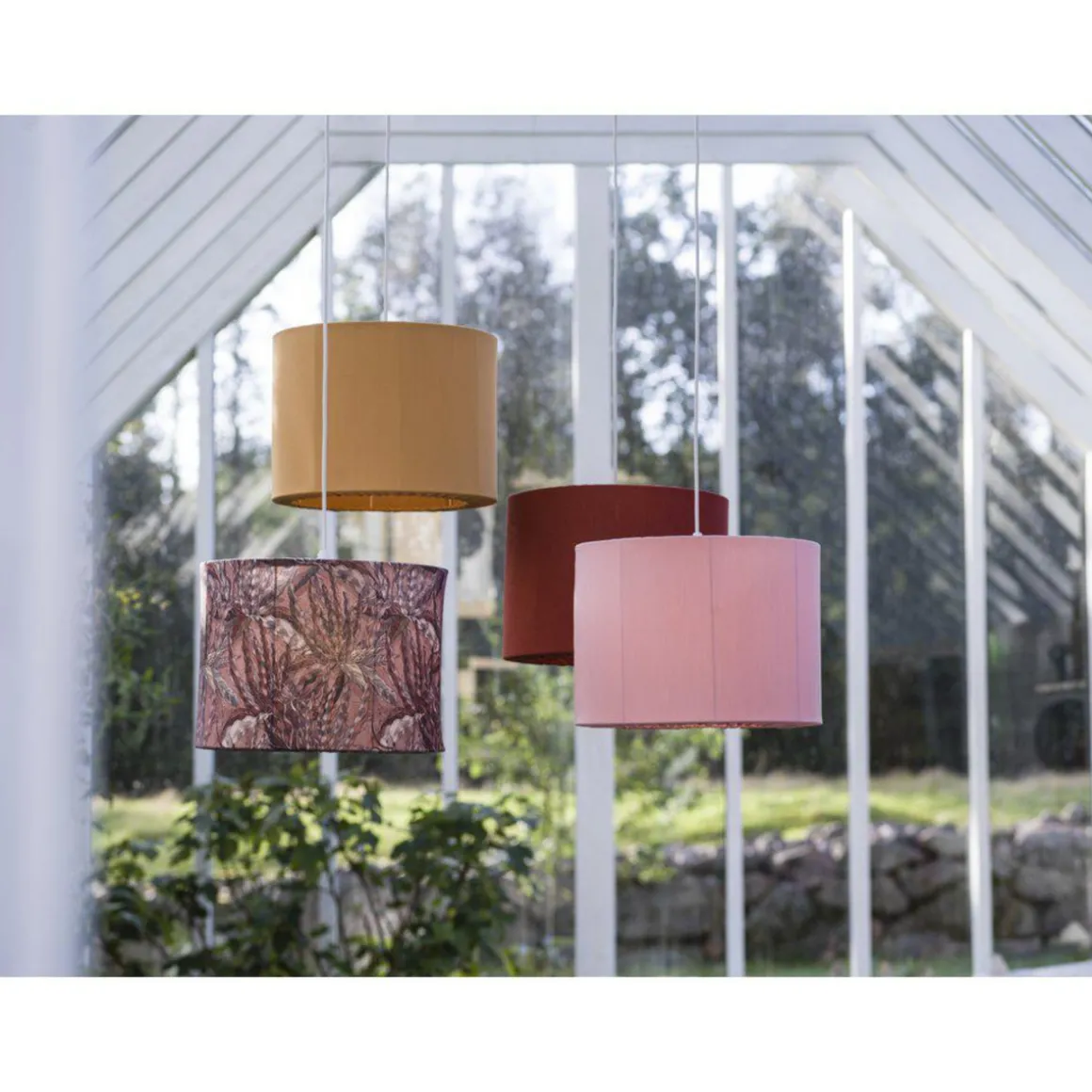Klassisk utendørs lampeskjerm 35 - Rosa