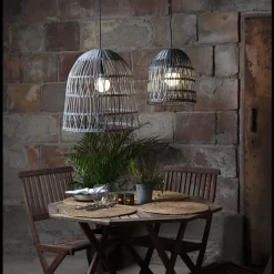 Knute utendørs lampeskjerm 48 cm IP44 - Grå