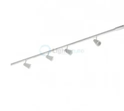 Komplett 2m Zip Zoom 4x6W dimtowarm m/endetilkobling - matthvit