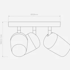 Koto triple round spot